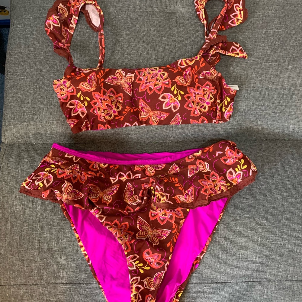 Anthropologie 2 Piece Bathing Suit NWOT